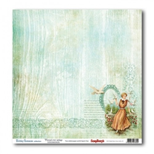 Двустранен дизайнерски картон - Романтична ваканция - Double-Sided Paper (12*12 – 190gsm) Holiday Romance – Reflections