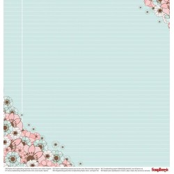 Двустранен дизайнерски лист - Double-Sided Paper (12*12 – 190gsm) You And Me - Perfect Together
