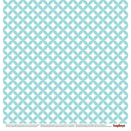 Двустранен дизайнерски лист - Double-Sided Paper (12*12 - 190gsm) Elegantly Simple (Classic Wallpaper) Limpet Shell