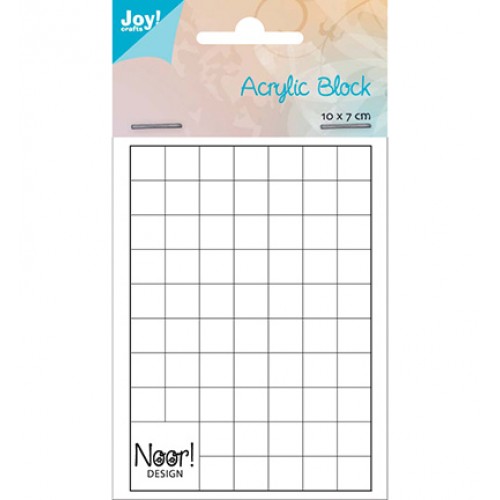Акрилно блокче - оразмерено - Acrylic bloc for clear stamps - 70x100x10mm