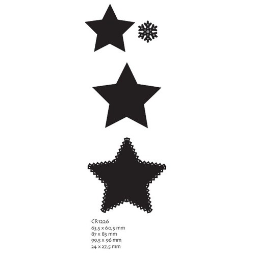 Универсална щанца звезди - Marianne Designs - Craftables-Star Shapes