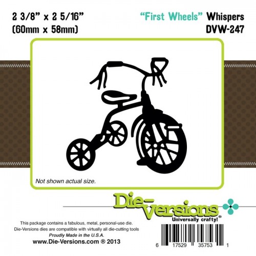 Щанца за изрязване и релеф детско колело - Die-Versions - Whispers - First Wheels