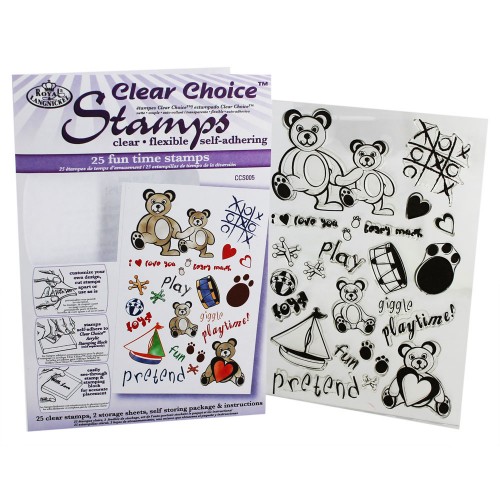 Силиконови печати "Мечета" - Fun Time Clear Choice Stamps - 25 бр.