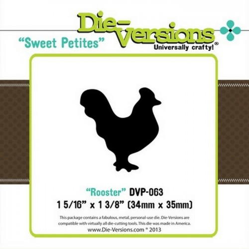 Универсална щанца за рязане - Die version - Sweet Petites - Rooster