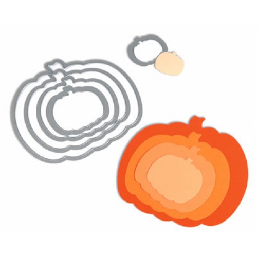 Универсална щанца за рязане - тиква/тикви - Sizzix Framelits Die Set 5PK - Pumpkins