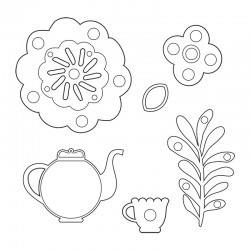 Шаблон за изрязване - Sizzix Thinlits Die Set 6PK - Sweet Girl