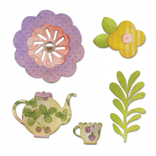 Шаблон за изрязване - Sizzix Thinlits Die Set 6PK - Sweet Girl