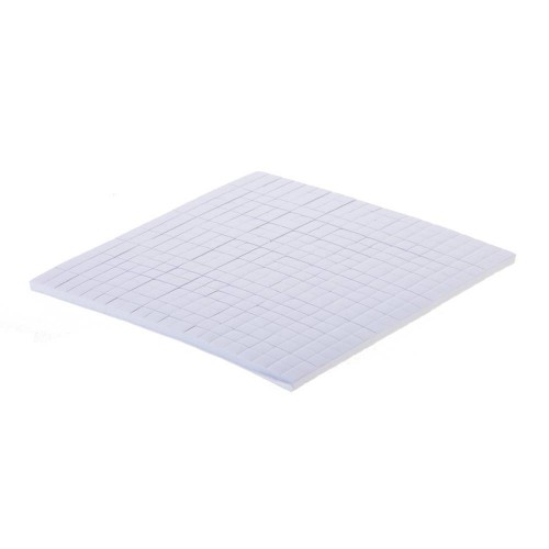 Двойнолепящи 3D фоам квадратчета - 3мм - Aurelie 3D Foam Pad White 5x5x3 mm (AUFP1003)