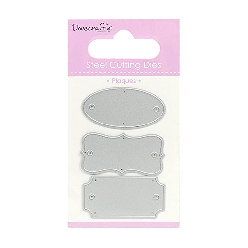 Тънки метални щанци - етикети - Dovecraft Die - Plaques (DCDIE075)