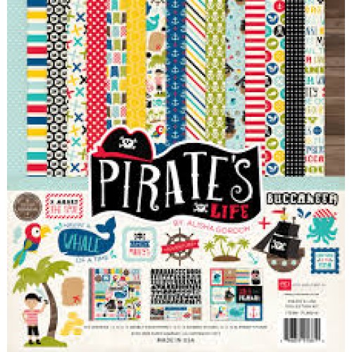 Дизйнерски комлект 12" х 12" - Echo Park Pirates Life 12x12 Inch Collection Kit (PL89016)
