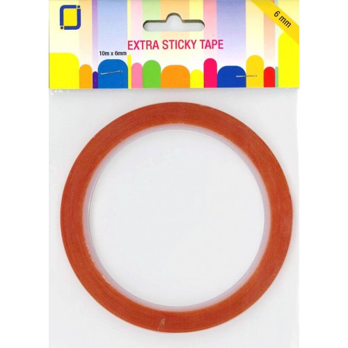 Супер здрава двойнолепяща лента - Extra Sticky Tape - 10m x 6mm