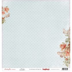 Комплект от дизайнерски хартии 12" х 12" , 190гр. 13 листа - Paper Collection (12*12 – 190gsm) Butterflies (13 Sheet Multi-Design Set)