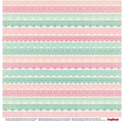 Двустранна дизайнерска хартия - Double-Sided Paper (12*12 – 190gsm) Mother's Treasure – Blue Sky