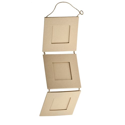 Рамки за снимки от папие маше - 3бр. - Paper Picture Frame (33.5x10.5cm)