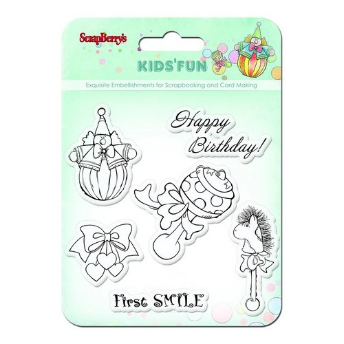 Комплект от печати - Set of stamps 10,5*10,5cm Kids'fun SCB4901012b
