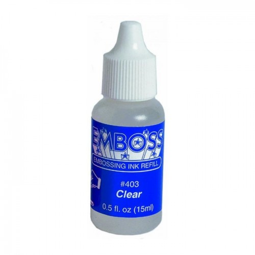 Безцветно мастило за ембосинг - Tsukineko - Emboss inker clear - 15мл