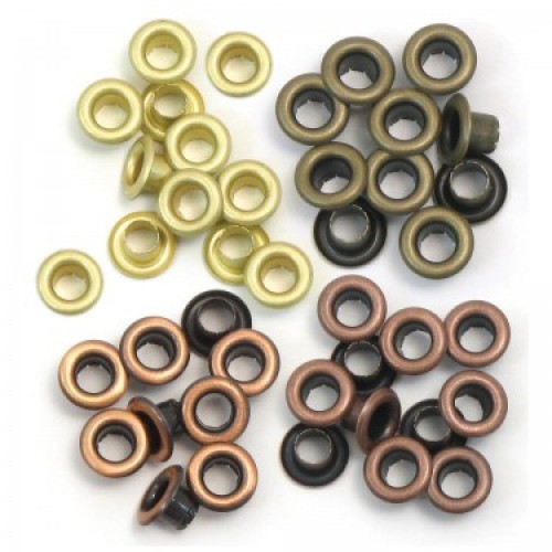 Айлети - Memory Keepers - standard eyelets copper warm metal 3/16" - 60бр.