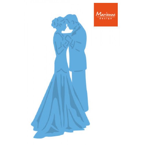 Щанца за изрязване и релеф булка и младоженец - Marianne Design - Creatables bride & groom