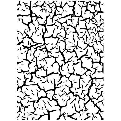 Папка за релеф - Darice - Embossing template 10,8x14,6cm crackle