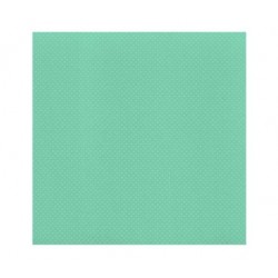 Дизайнерски картон 12" х 12" тюркоаз с релефни точки - Bazzill - Swiss dot 12"x12" x1 tahitian princess 