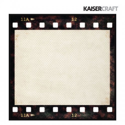 Двустранен дизайнерски лист - негатив - Kaiser craft close up! die cut negative