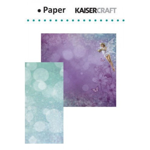 Двустранен дизайнерски картон - Kaiser craft Fairy dust double-sided 12x12" pixie