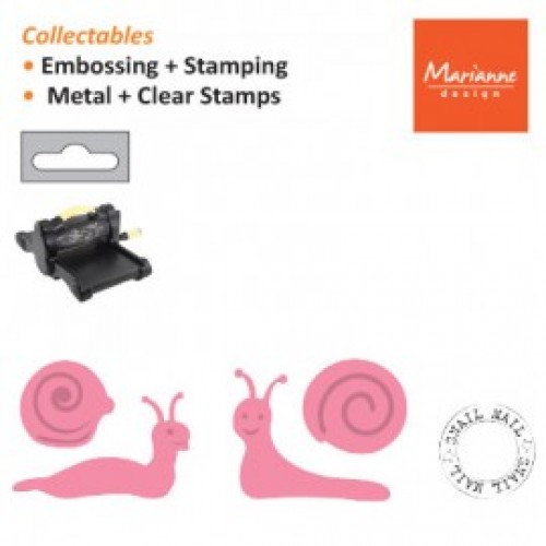 Тънки метални щанци охлюви - Marianne Design Collectables snail