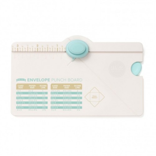 Мини дъска за пликове и уред за биговане - We R Memory Keepers mini envelope punch board